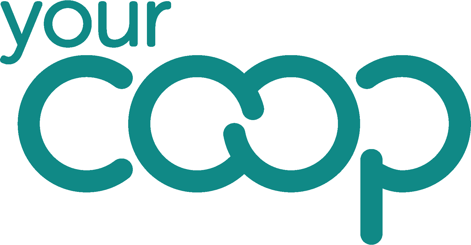 Coop logo. Co support